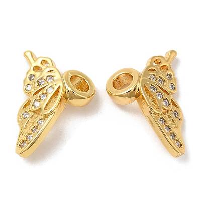Brass Micro Pave Cubic Zirconia Pendants