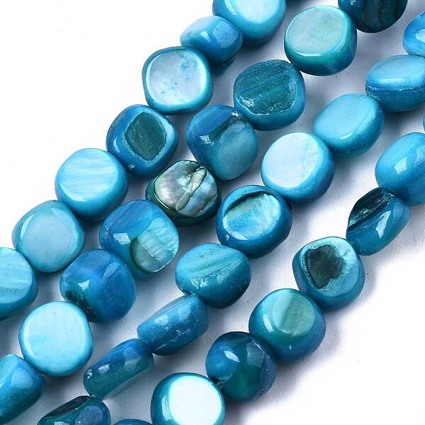 Natural Freshwater Shell Beads Strands