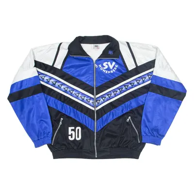 TRO OF AUSTRIA Track Jacket Blue Striped Mens L