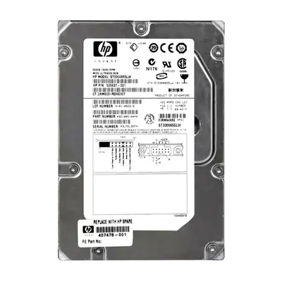 407475-001 HP 300GB Ultra-320 SCSI 10000 3.5-inch 8MB Hard Drive