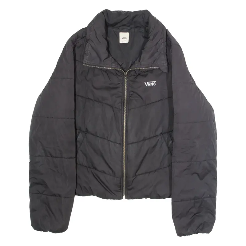 VANS Womens Puffer Jacket Black S