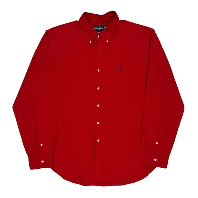 Ralph Lauren Shirt - XL Red Cotton | Size: x-large