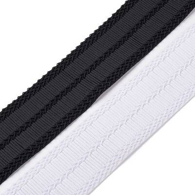 4 Yards 2 Colors Nylon Elastic Ribbon