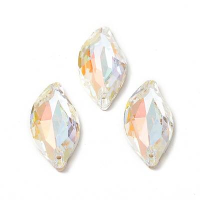 Leaf Shape Sew on Rhinestone