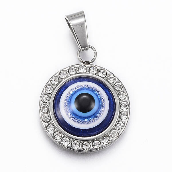 304 Stainless Steel Resin Pendants