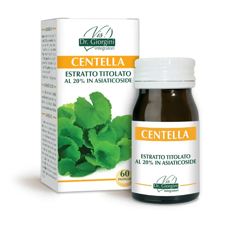 Dr Giorgini centella titrated extract 60 tablets of 500 mg - 30 gr