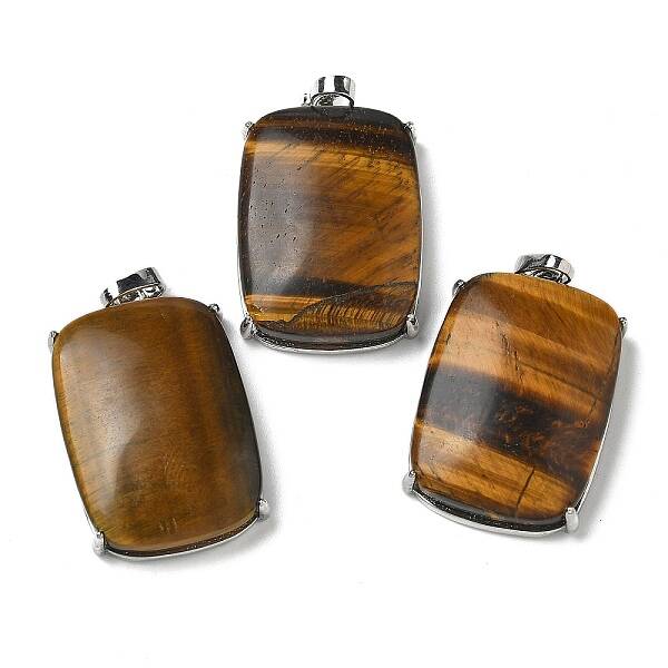 Natural Tiger Eye Pendants