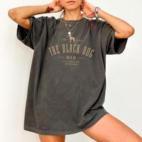 Comfort Colors Minimalist The Black Dog Tshirt, Unisex Concert Shirt, Gift Idea for Friend, Era Tour T-Shirt, Tops, Full Size...