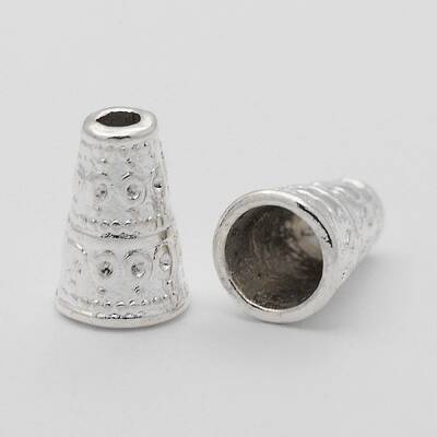 Tibetan Style Alloy Caps