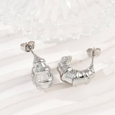 304 Stainless Steel Stud Earrings