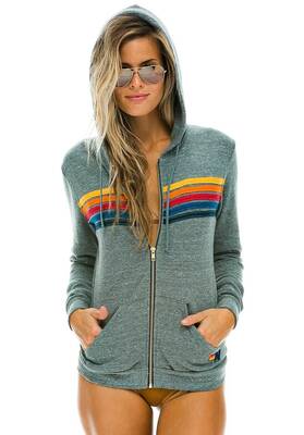Sweater 5 Stripe Hdrs5 Heather-Grey | Color: Heather Grey | Size: M