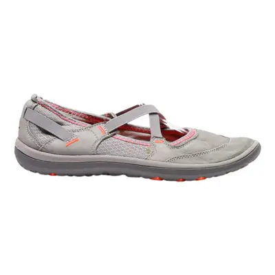 CLARKS Ballet Shoes Grey Synthetic Womens UK 5.5