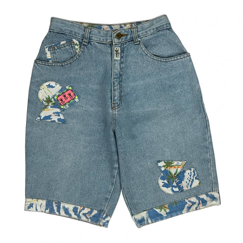 Unbranded Denim Shorts - 26W UK 8 Blue Denim