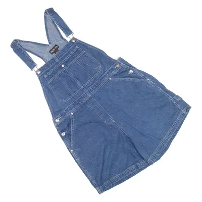 STYLE&CO Carpenter Womens Dungarees Blue Relaxed Denim L W36 L5