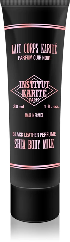 Institut Karité Paris Black Leather body milk with shea butter 30 ml