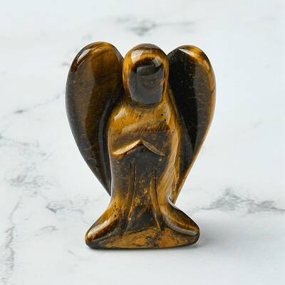Angel Natural Tiger Eye Home Display Decorations