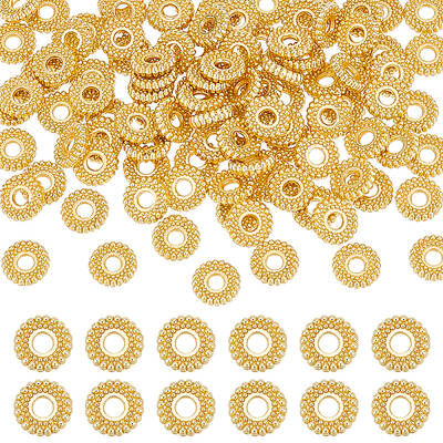 100Pcs Rack Plating Alloy Spacer Beads
