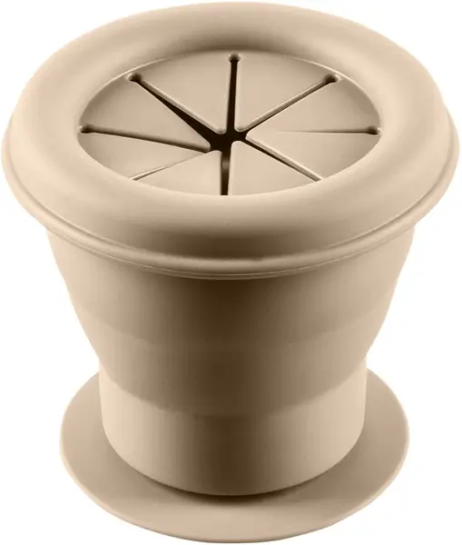 Zopa Silicone bowl with suction cup Beige sand