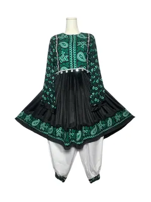 Afghani Hazaragi Gul Negar Dress for Women Traditional Party Wedding Cultural Clothes, Afghan dress لباس زنانه هز...