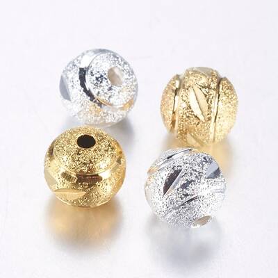 Brass Textured Bead