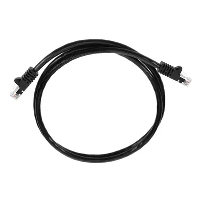 2132 Monoprice Cat5e Ethernet Patch Cable Snagless RJ45 Stranded 350MHz UTP Pure Bare Copper Wire 24AWG 3ft Black