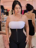 Waist Trainer #32- Black & Skin