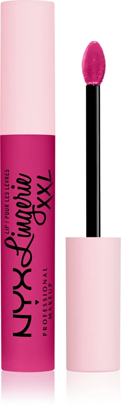 NYX Professional Makeup Lingerie XXL liquid lipstick with matte finish color 19 - Pink hit 4ml