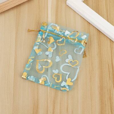 Rectangle Organza Drawstring Gift Bags