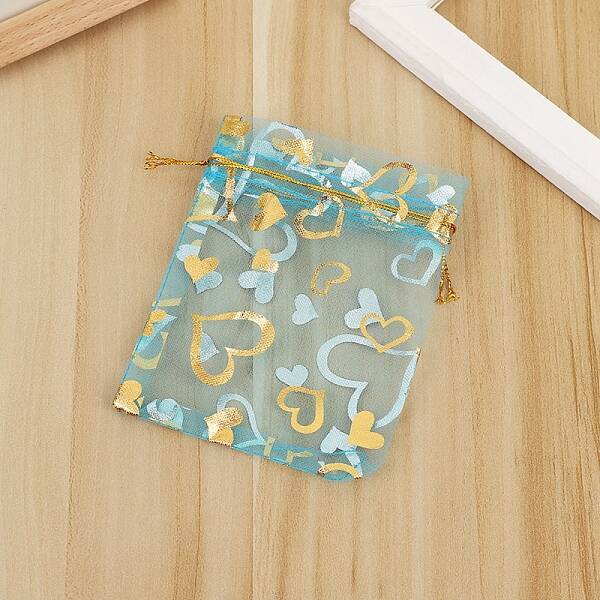 Rectangle Organza Drawstring Gift Bags