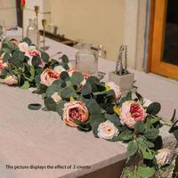 Artificial Peony Vine, 1 Count Simulation Peony Flower Vine, Faux Flower Garland For Wedding Table Decor, Decoration Items, P...