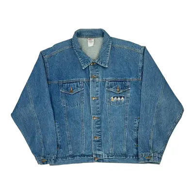 Mickey Mouse Disney Denim Jacket - Large Blue Denim