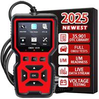Car OBD2 Scanner Diagnostic Tool Code Reader, Car Voltage Tester Engine Fault Code Scanner, Charging Tester Diagnostic Tool F...