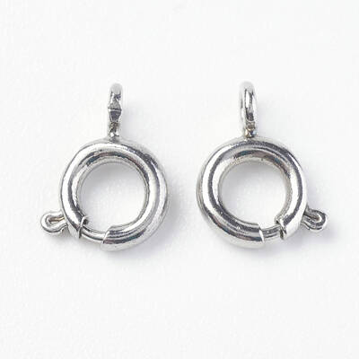 Tarnish Resistant 304 Stainless Steel Smooth Surface Spring Ring Clasps