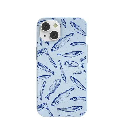 Powder Blue Fishery iPhone 14/16e Case