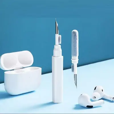 3 In 1 Multifunctional Earbuds Cleaning Pen, 1 Count Earphone Cleaning Brush, Earphone Cleaning Tool, Audio & Video Accessori...