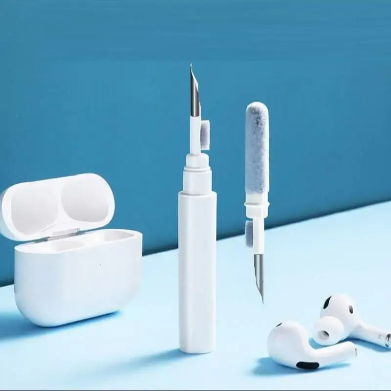 3 In 1 Multifunctional Earbuds Cleaning Pen, 1 Count Earphone Cleaning Brush, Earphone Cleaning Tool, Audio & Video Accessori...