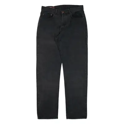 MARLBORO Mens Trousers Black Regular Straight W31 L32