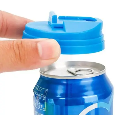 3pcs Reusable Plastic Can Lid, Portable Mini Durable Can Cap, Kitchen Drinking Gadgets Supplies