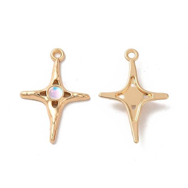 Rack Plating Alloy Resin Pendants