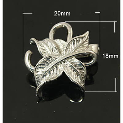 Brass Fold Over Magnetic Clasps