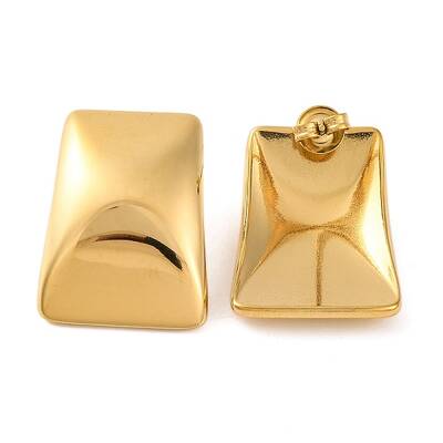Ion Plating(IP) 304 Stainless Steel Stud Earrings
