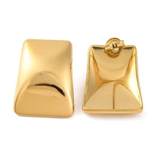Ion Plating(IP) 304 Stainless Steel Stud Earrings
