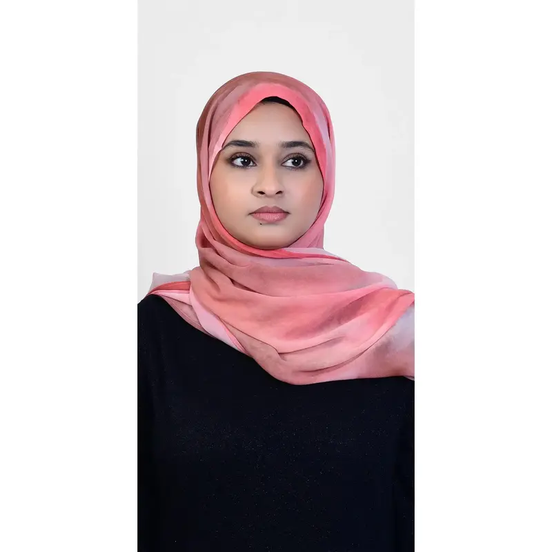 Chiffon Hijab - Blushing Breeze