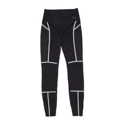 PUMA Legging Sport Training Panel Track Pants Black Skinny Womens UK 6 W26 L27