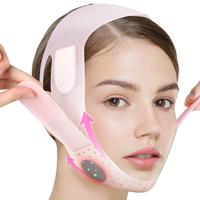 JUSRON Double Chin Reducer V Line Face Lifting Tape Face Strap, Soft Silicone Chin Strap Face Shaper to Removing Double Chin ...