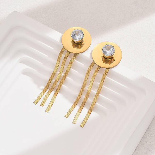 Fashionable Vintage Tassel Stud Earrings for Women