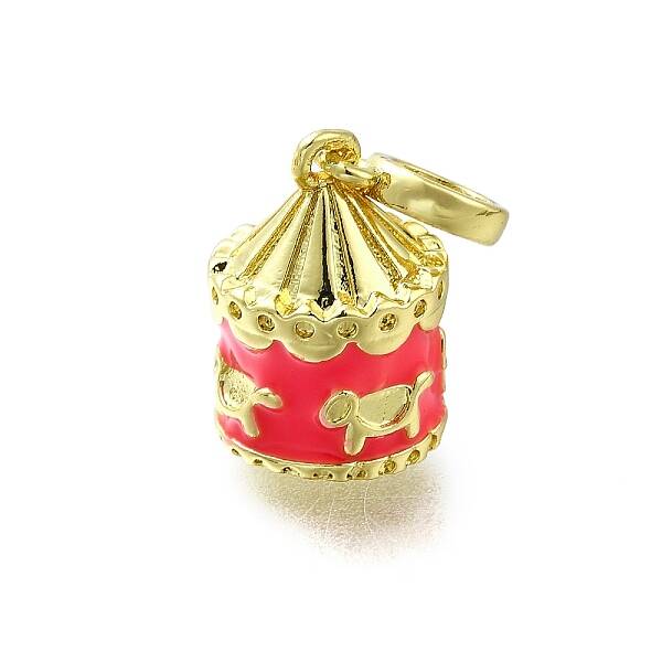 Brass Enamel Pendants