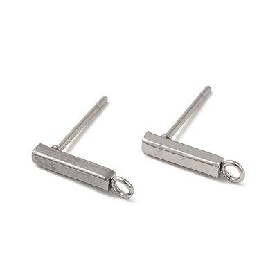Non-Tarnish 304 Stainless Steel Stud Earring Finding