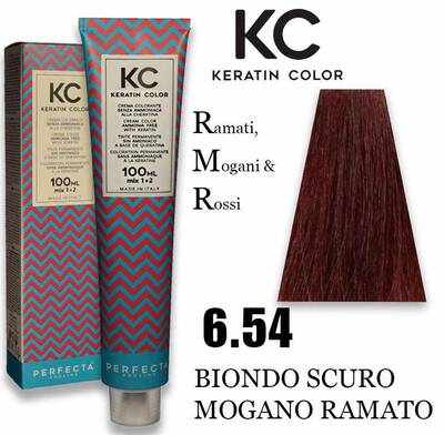 Kc keratin cream color 100ml 6.54