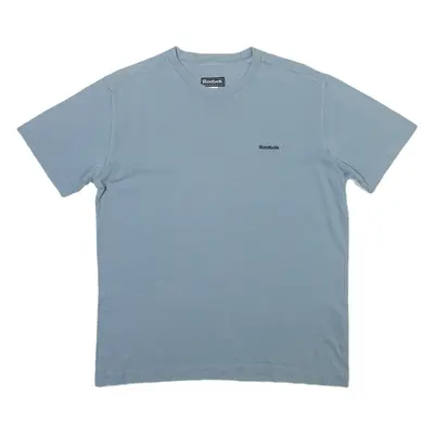 REEBOK Mens T-Shirt Blue S
